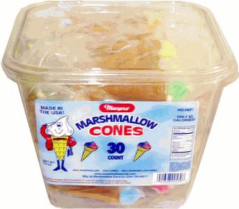 Yum Yum Marshmallow Cones