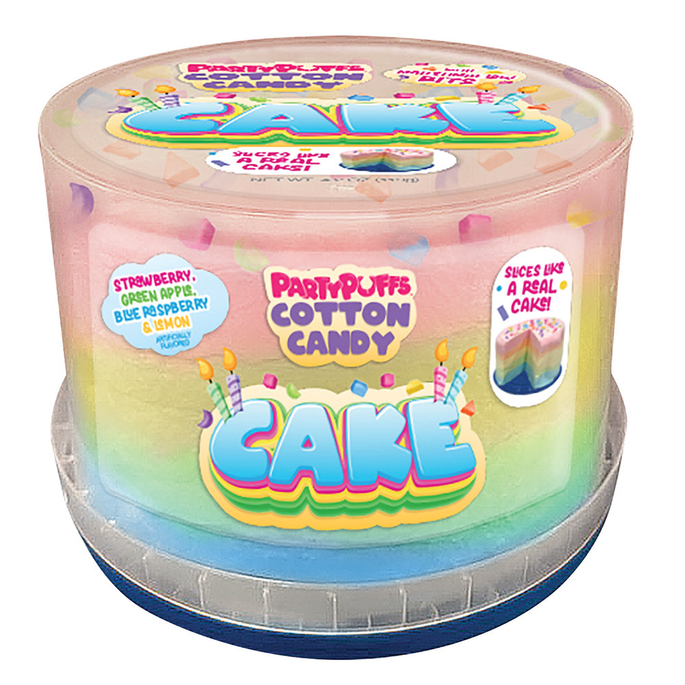 Party Puffs Cotton Candy Cake