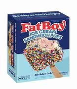 Fat Boy Ice Cream Sandwich Birthday Cake