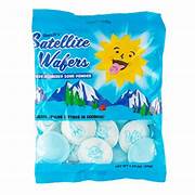 Blue Raspberry Sour Satellite Wafers