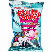 Fluffy stuff rainbow sherbet cotton candy