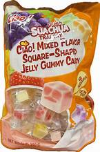 Square-Shaped Jelly Gummy Candy