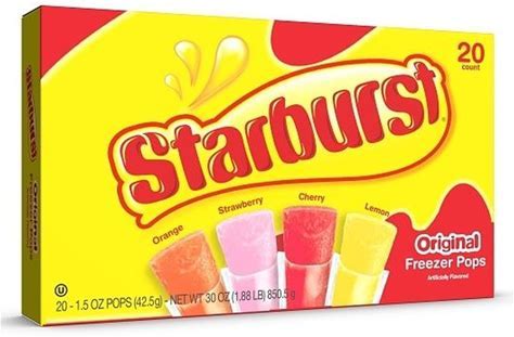 Starburst Freezer Pops