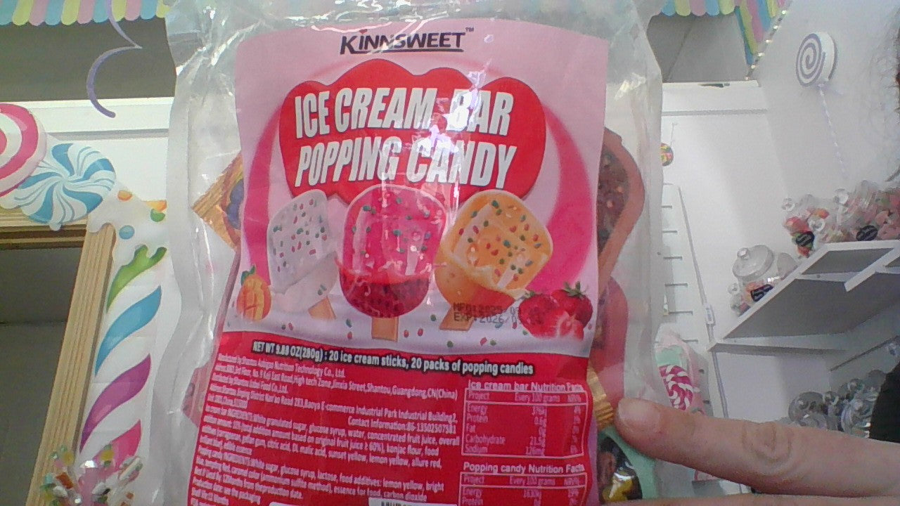 Ice Cream Bar popping candy
