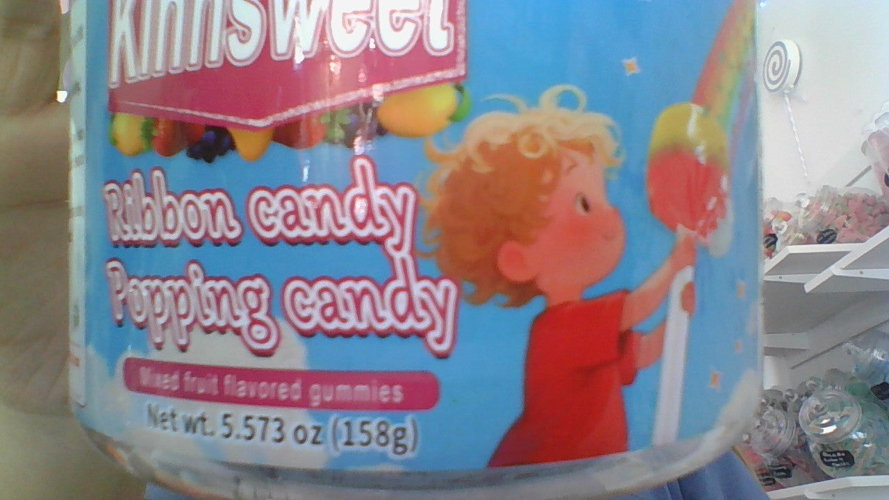 Ribbon Candy Popping Candy