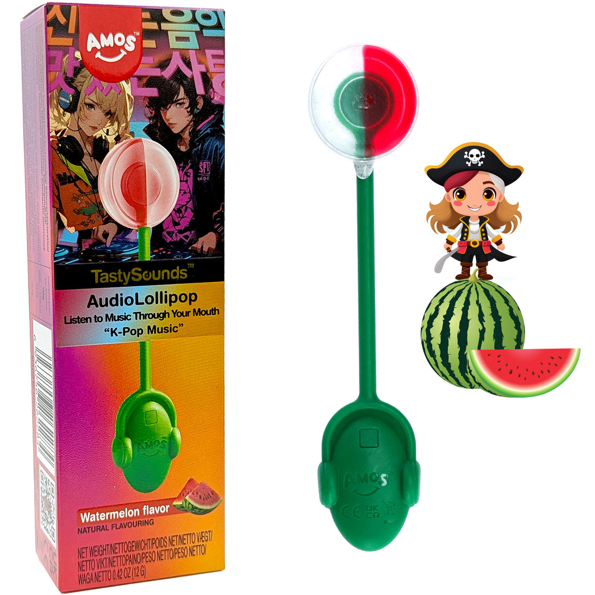 Amos Audio Lollipop watermelon