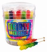 Tie Dye Rock Candy